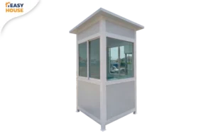 ป้อมยามสำเร็จรูป รุ่น TEH-GB11 มุมมองด้านหน้าและประตูป้อม